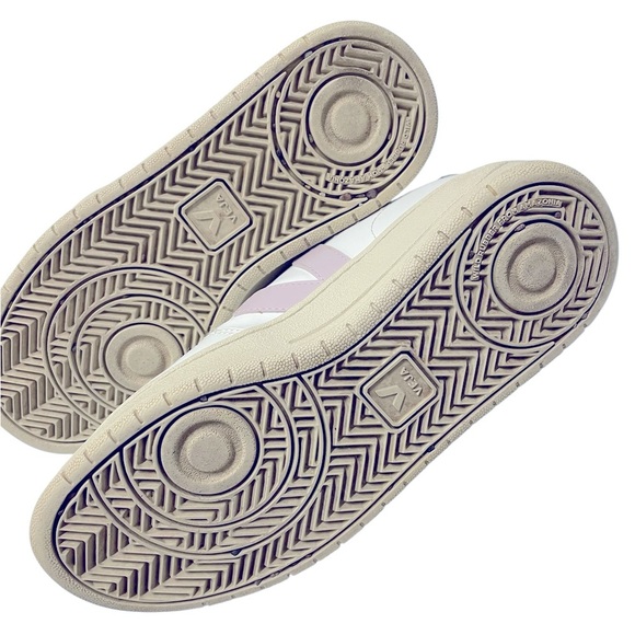 Veja White Sneakers with Purple and Teal Details - Picture 10 of 10